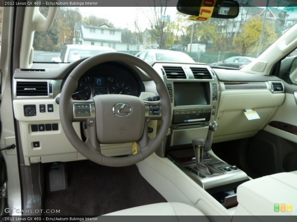 Ecru/Auburn Bubinga Interior Dashboard for the 2012 Lexus GX 460 #56533487