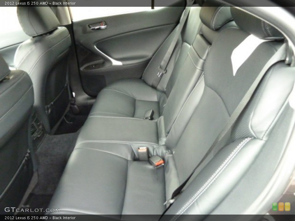 Black Interior Photo for the 2012 Lexus IS 250 AWD #56533648