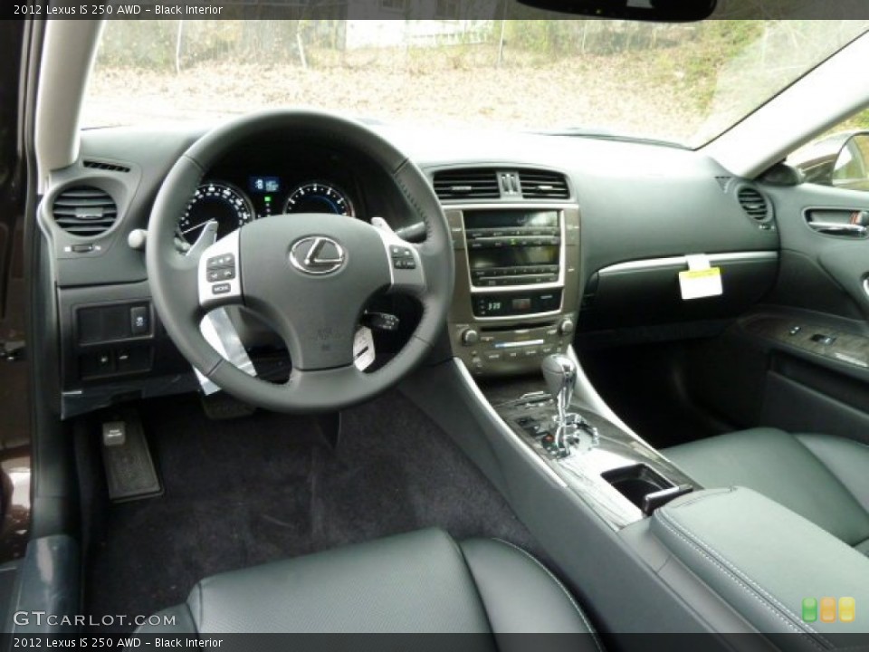 Black Interior Dashboard for the 2012 Lexus IS 250 AWD #56533657