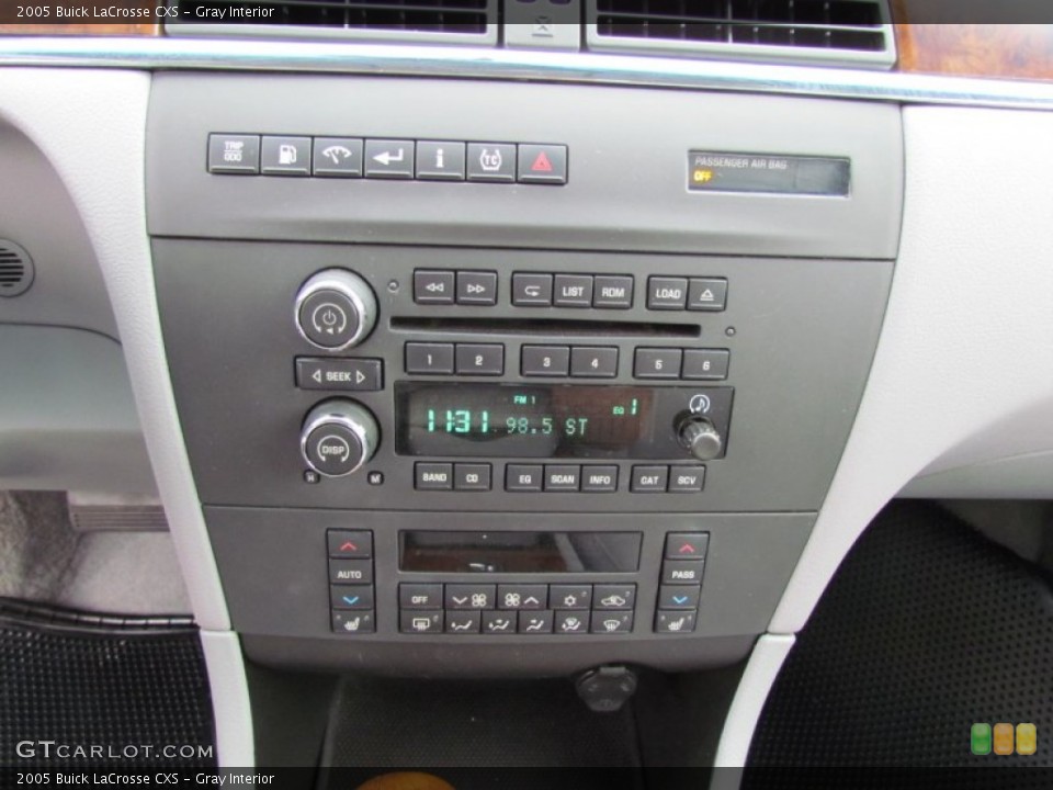 Gray Interior Controls for the 2005 Buick LaCrosse CXS #56533798