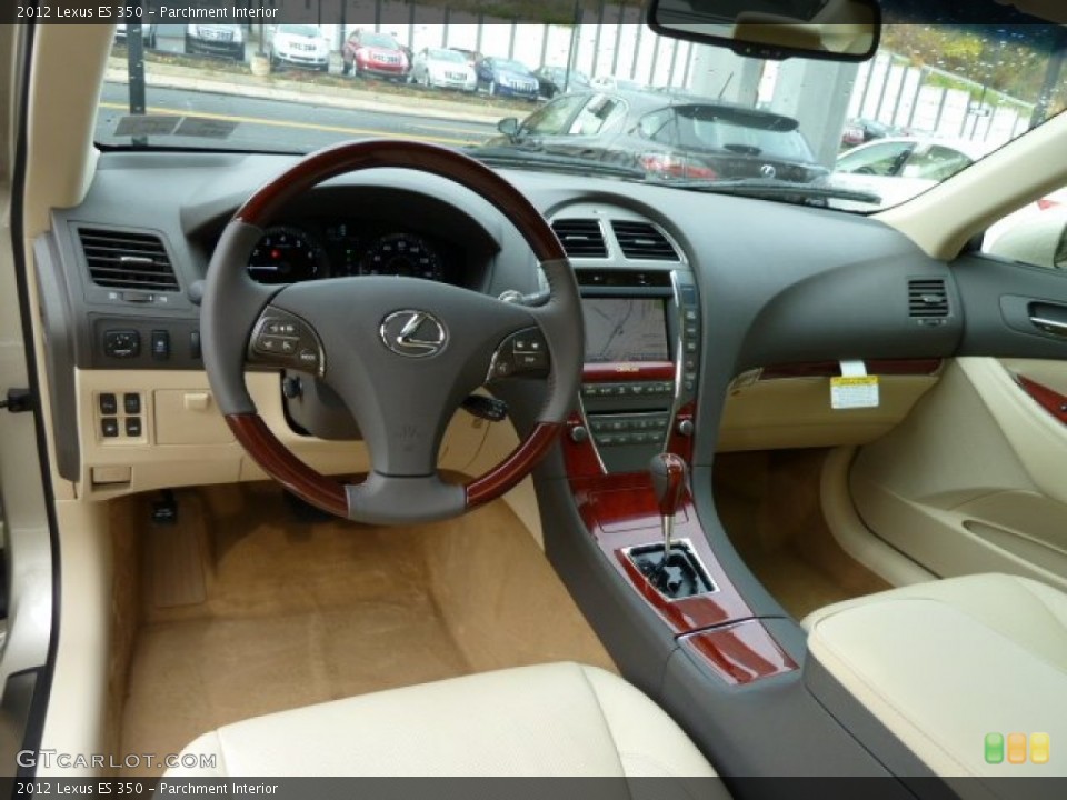 Parchment Interior Dashboard for the 2012 Lexus ES 350 #56534005