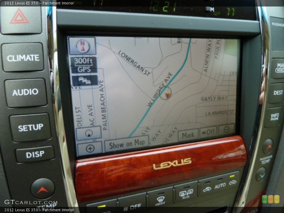 Parchment Interior Navigation for the 2012 Lexus ES 350 #56534041