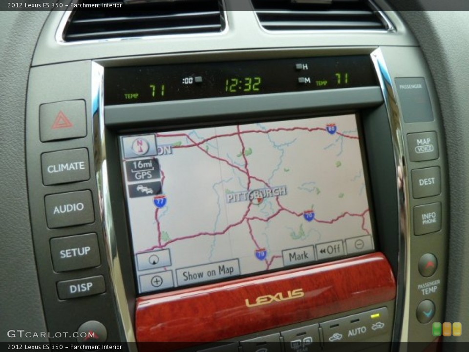Parchment Interior Navigation for the 2012 Lexus ES 350 #56534227