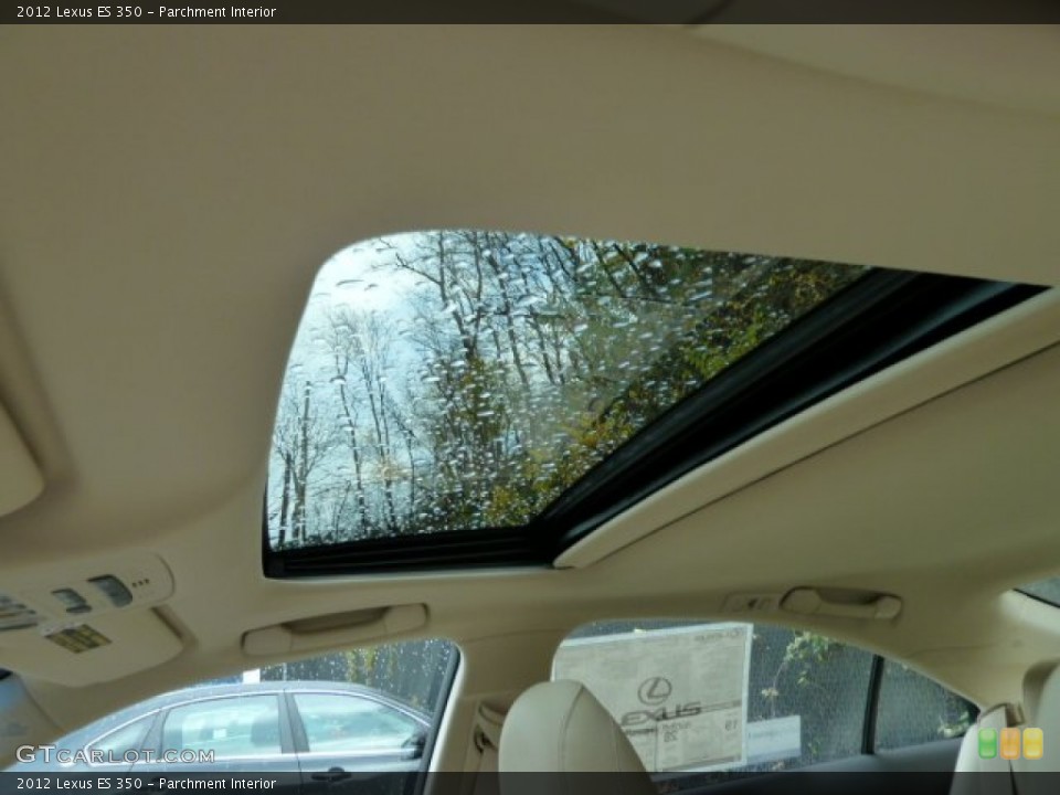 Parchment Interior Sunroof for the 2012 Lexus ES 350 #56534569