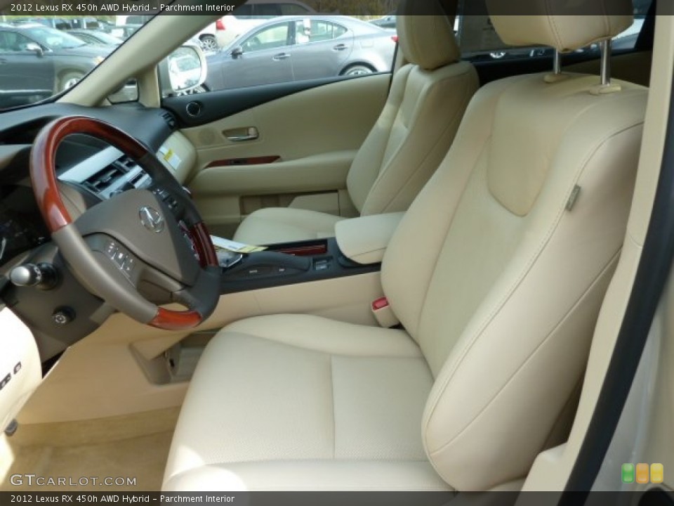 Parchment Interior Photo for the 2012 Lexus RX 450h AWD Hybrid #56534695
