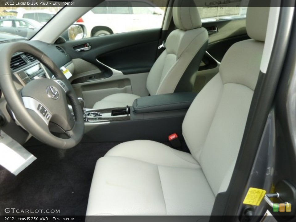 Ecru Interior Photo for the 2012 Lexus IS 250 AWD #56534854