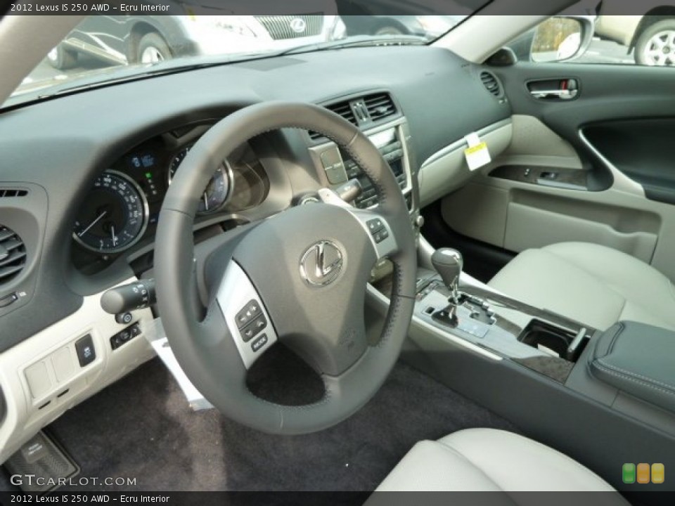 Ecru Interior Prime Interior for the 2012 Lexus IS 250 AWD #56534899