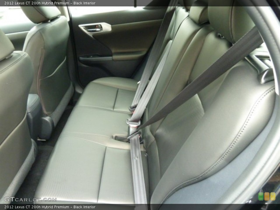 Black Interior Photo for the 2012 Lexus CT 200h Hybrid Premium #56535049