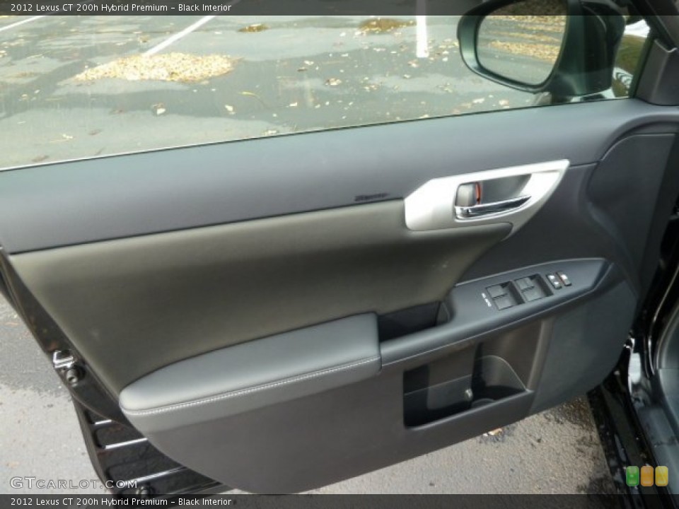Black Interior Door Panel for the 2012 Lexus CT 200h Hybrid Premium #56535069