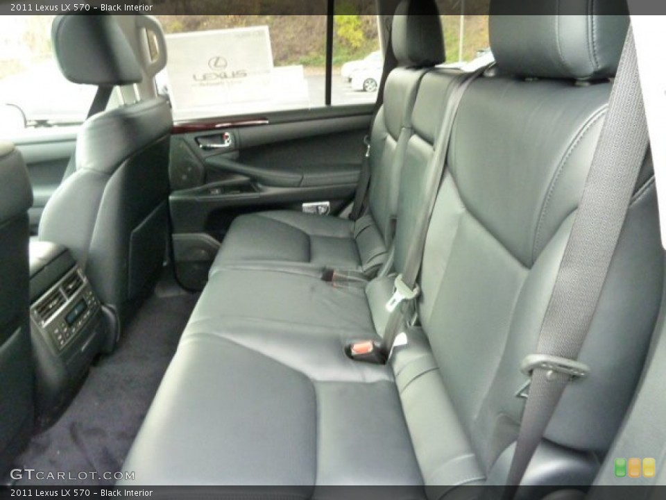 Black 2011 Lexus LX Interiors