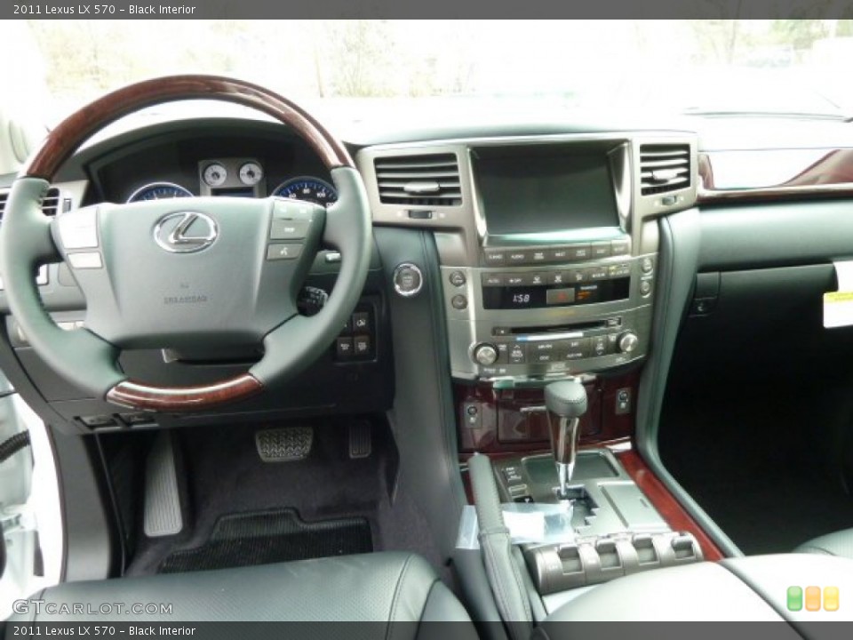 Black Interior Dashboard for the 2011 Lexus LX 570 #56535397