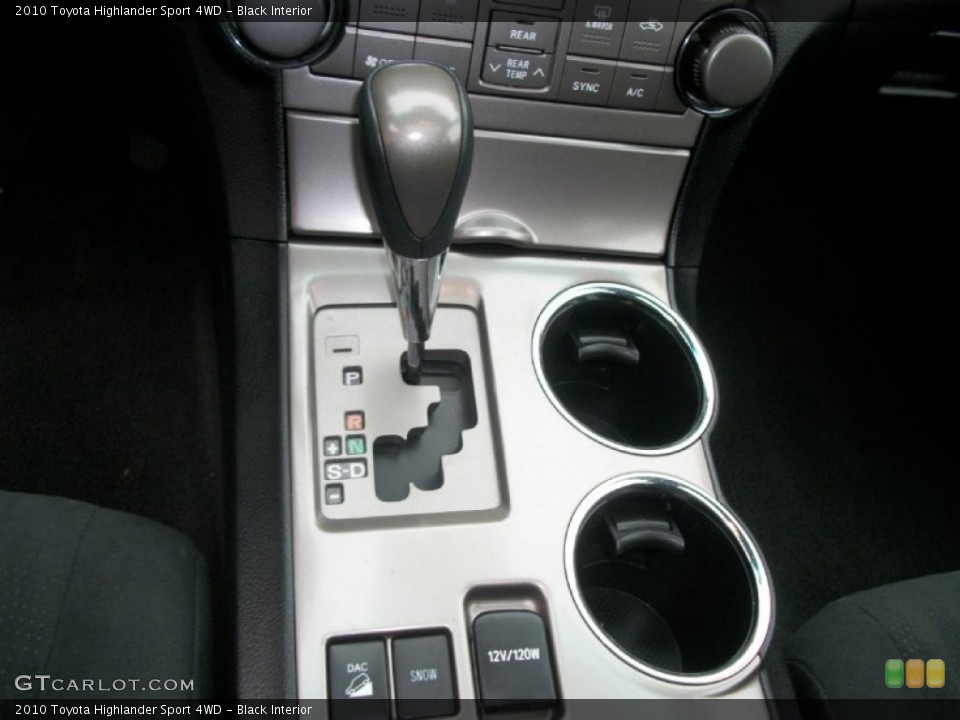 Black Interior Transmission for the 2010 Toyota Highlander Sport 4WD #56537170