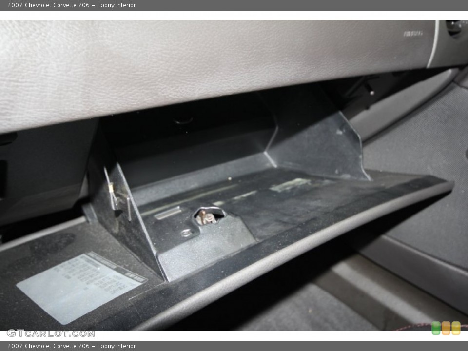 Ebony Interior Photo for the 2007 Chevrolet Corvette Z06 #56537389