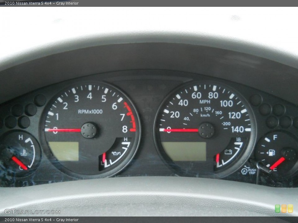 Gray Interior Gauges for the 2010 Nissan Xterra S 4x4 #56539273