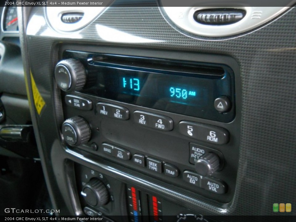 Medium Pewter Interior Audio System for the 2004 GMC Envoy XL SLT 4x4 #56540152