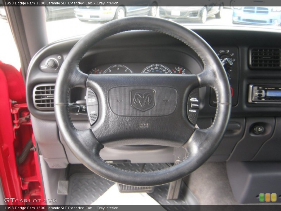 Gray Interior Steering Wheel for the 1998 Dodge Ram 1500 Laramie SLT Extended Cab #56540278