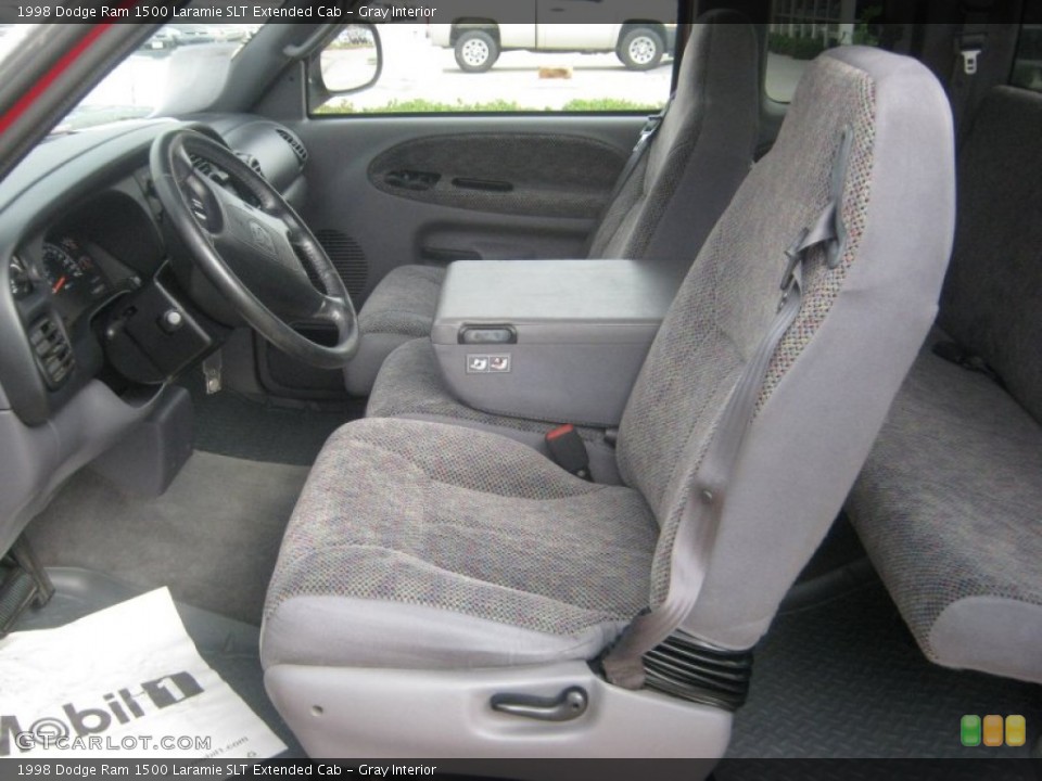 Gray Interior Photo for the 1998 Dodge Ram 1500 Laramie SLT Extended Cab #56540296
