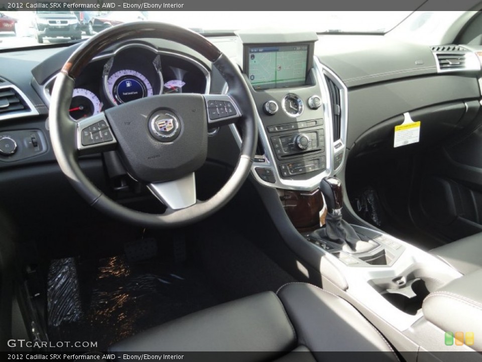 Ebony/Ebony Interior Prime Interior for the 2012 Cadillac SRX Performance AWD #56540665