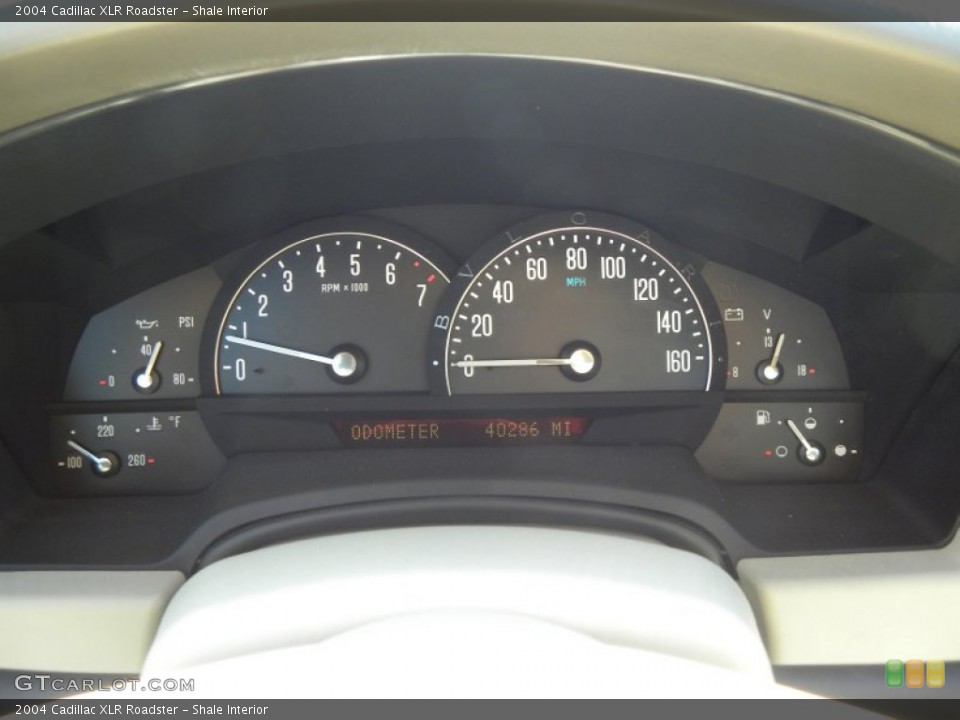 Shale Interior Gauges for the 2004 Cadillac XLR Roadster #56542501