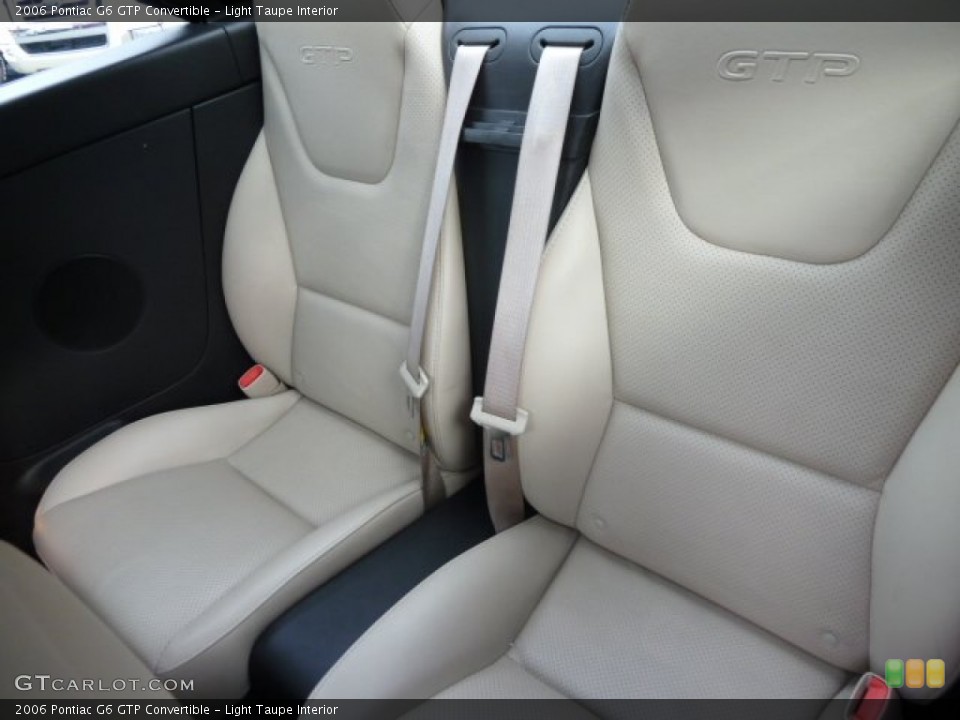 Light Taupe Interior Photo for the 2006 Pontiac G6 GTP Convertible #56543752