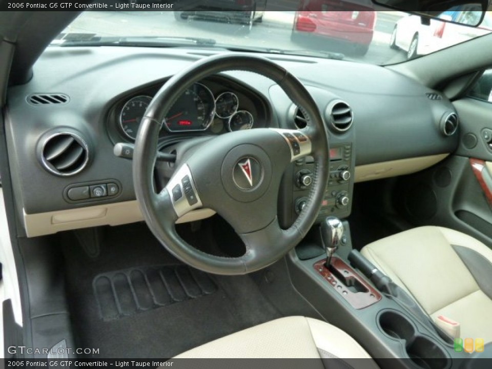 Light Taupe Interior Dashboard for the 2006 Pontiac G6 GTP Convertible #56543758