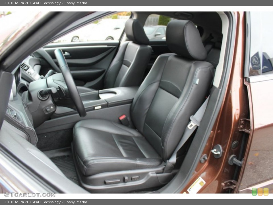 Ebony Interior Photo for the 2010 Acura ZDX AWD Technology #56544205