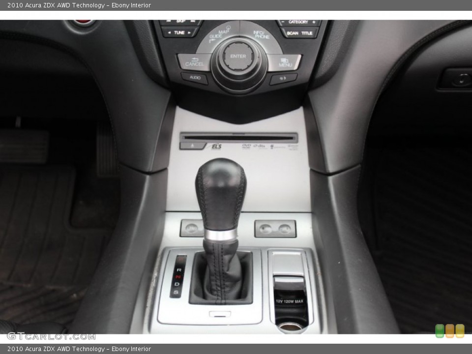 Ebony Interior Transmission for the 2010 Acura ZDX AWD Technology #56544295
