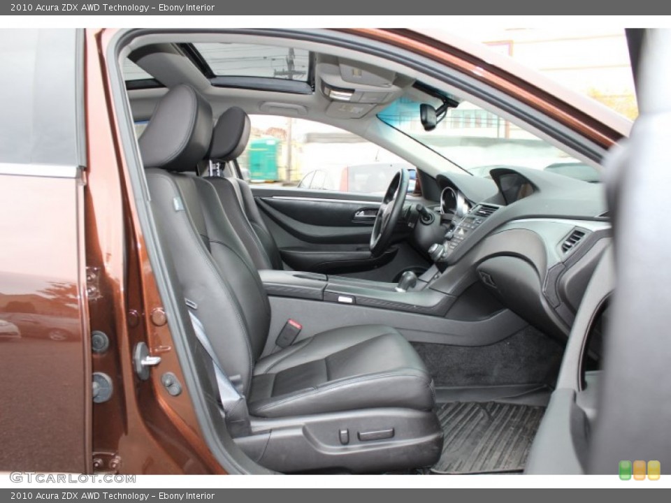 Ebony Interior Photo for the 2010 Acura ZDX AWD Technology #56544364