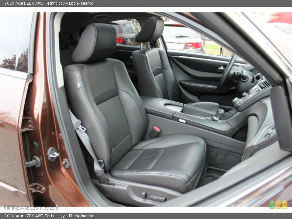 Ebony Interior Photo for the 2010 Acura ZDX AWD Technology #56544373
