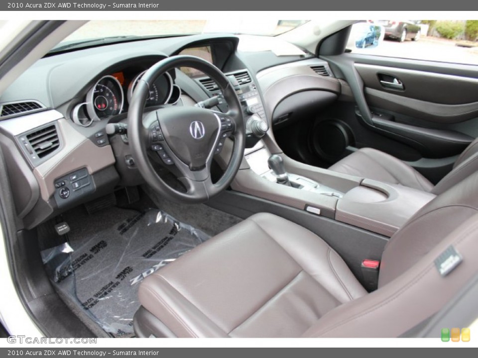Sumatra Interior Prime Interior for the 2010 Acura ZDX AWD Technology #56544537