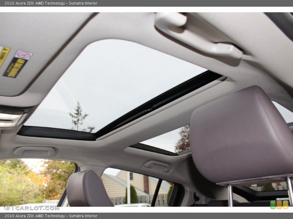 Sumatra Interior Sunroof for the 2010 Acura ZDX AWD Technology #56544627