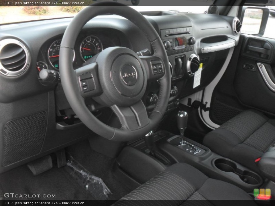 Black Interior Prime Interior for the 2012 Jeep Wrangler Sahara 4x4 #56546270