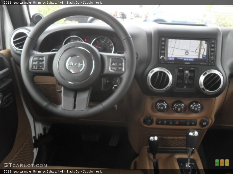 Black Dark Saddle Interior Dashboard For The 2012 Jeep