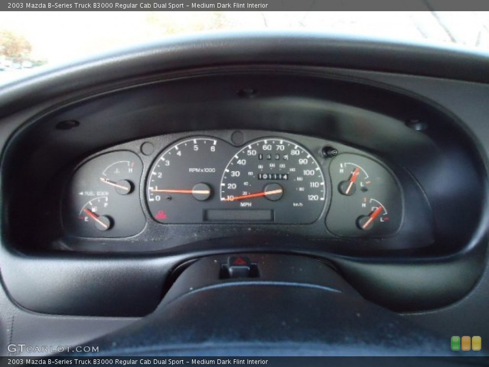 Medium Dark Flint Interior Gauges for the 2003 Mazda B-Series Truck B3000 Regular Cab Dual Sport #56547550