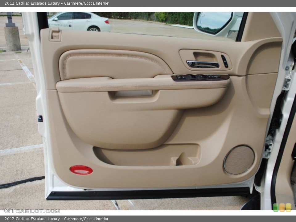 Cashmere/Cocoa Interior Door Panel for the 2012 Cadillac Escalade Luxury #56548753