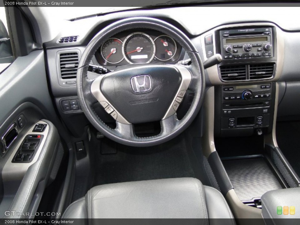 Gray Interior Dashboard for the 2008 Honda Pilot EX-L #56550210