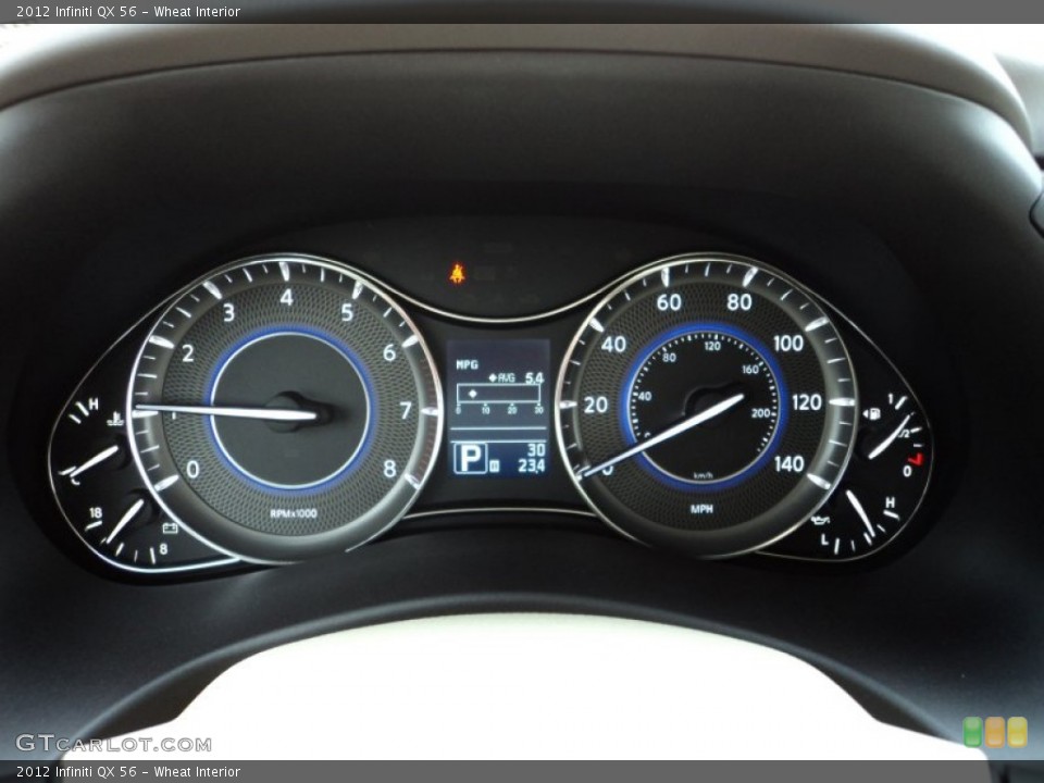 Wheat Interior Gauges for the 2012 Infiniti QX 56 #56551149