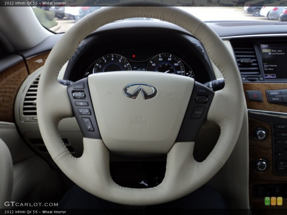 Wheat Interior Steering Wheel for the 2012 Infiniti QX 56 #56551157