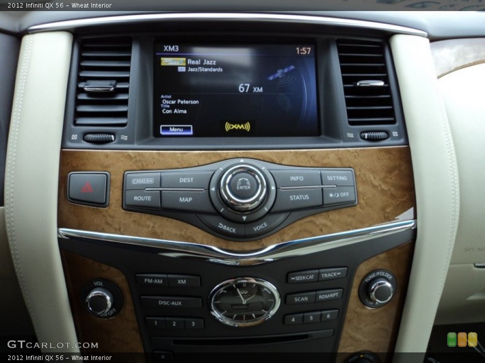 Wheat Interior Controls for the 2012 Infiniti QX 56 #56551171