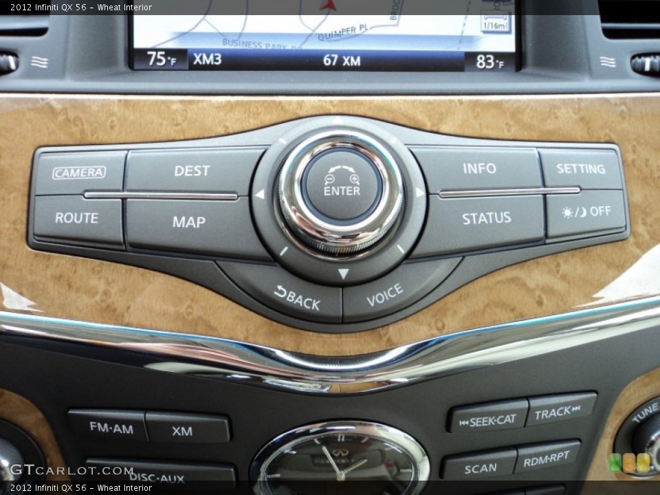 Wheat Interior Controls for the 2012 Infiniti QX 56 #56551192