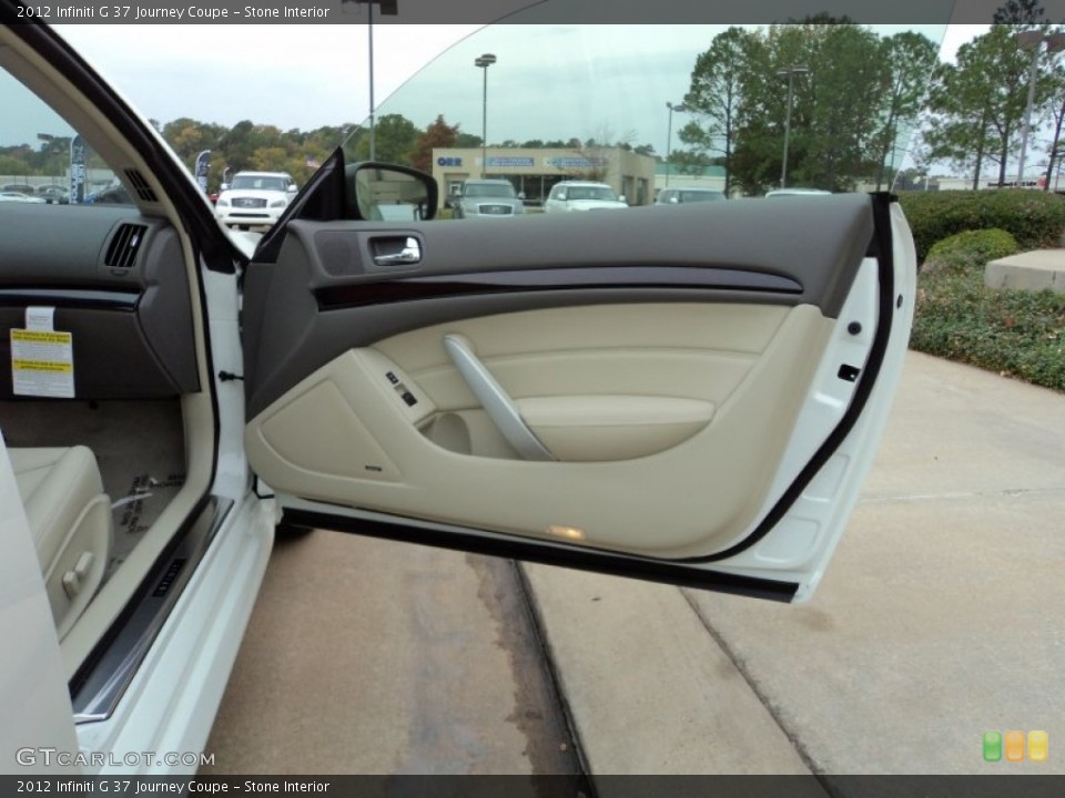 Stone Interior Door Panel for the 2012 Infiniti G 37 Journey Coupe #56551564