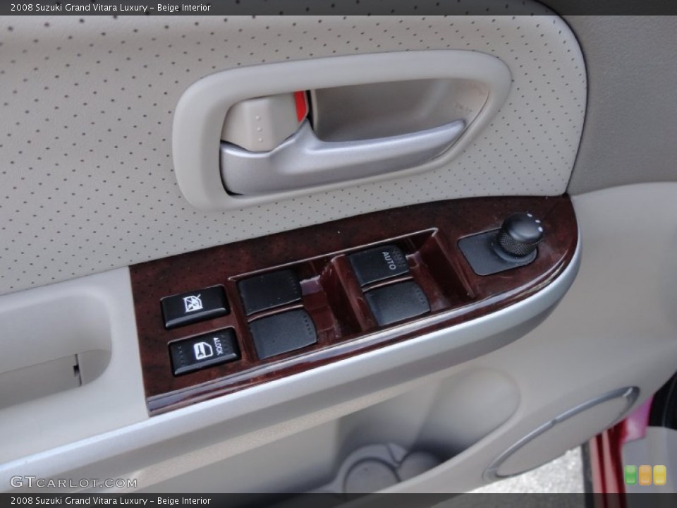 Beige Interior Controls for the 2008 Suzuki Grand Vitara Luxury #56551735