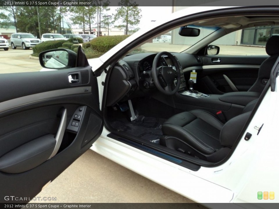 Graphite Interior Photo for the 2012 Infiniti G 37 S Sport Coupe #56551753