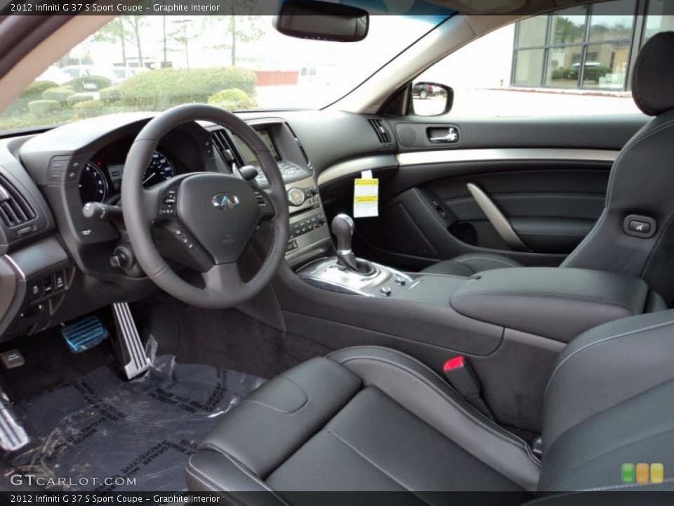 Graphite Interior Photo for the 2012 Infiniti G 37 S Sport Coupe #56551762