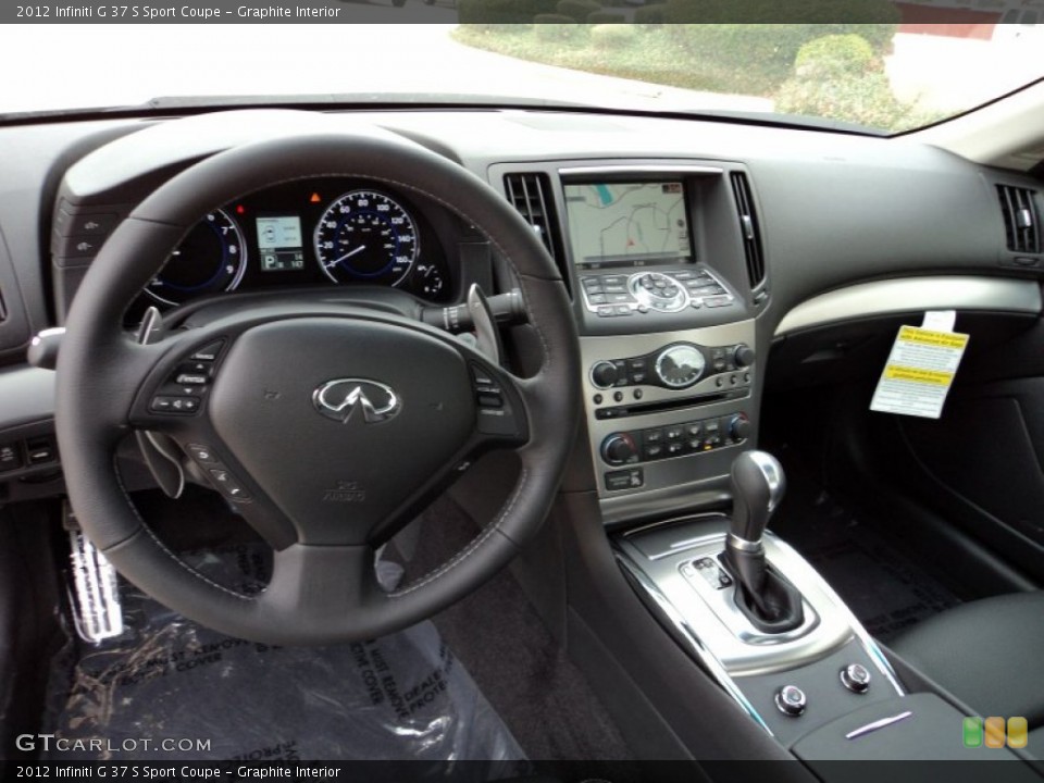 Graphite Interior Dashboard for the 2012 Infiniti G 37 S Sport Coupe #56551780