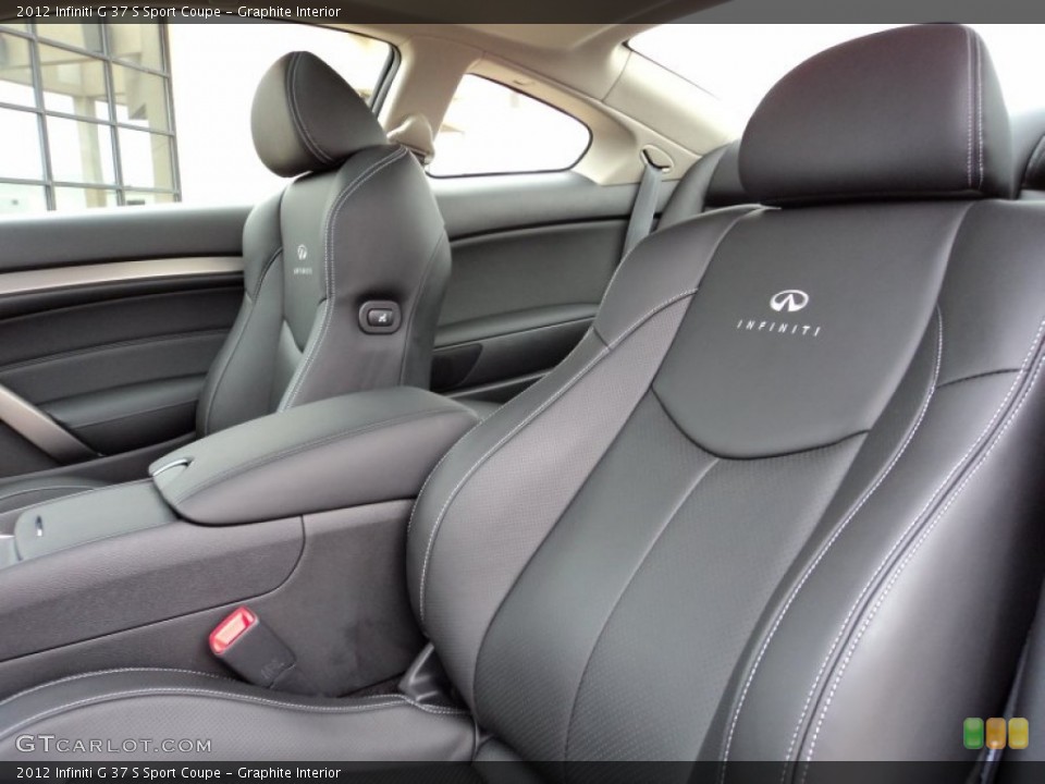 Graphite Interior Photo for the 2012 Infiniti G 37 S Sport Coupe #56551798