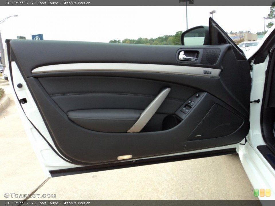 Graphite Interior Door Panel for the 2012 Infiniti G 37 S Sport Coupe #56551808
