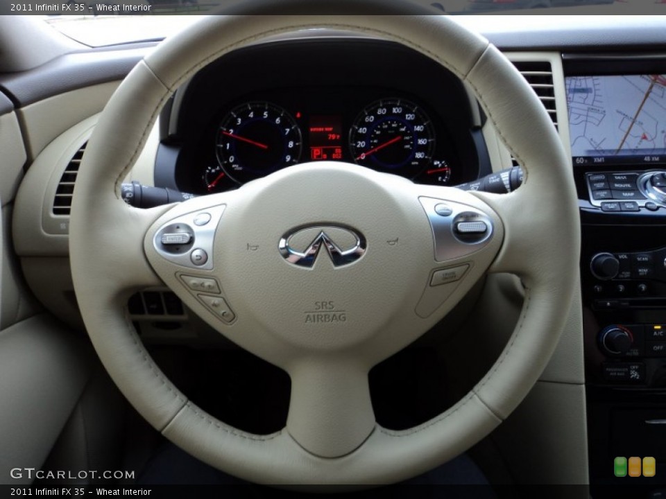 Wheat Interior Steering Wheel for the 2011 Infiniti FX 35 #56551966