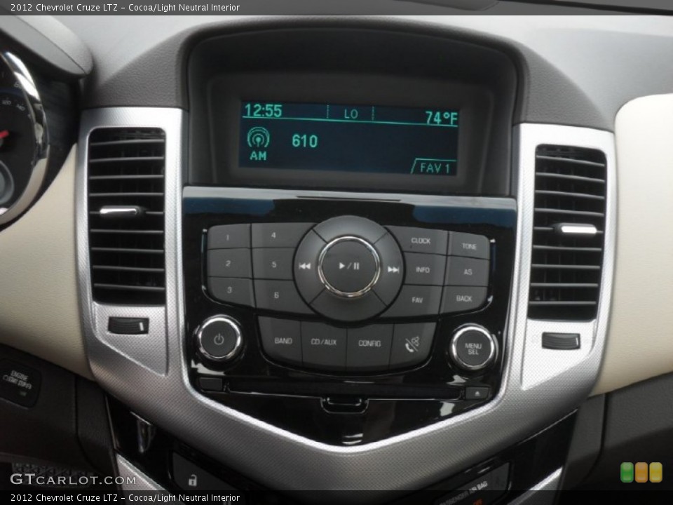 Cocoa/Light Neutral Interior Controls for the 2012 Chevrolet Cruze LTZ #56553319