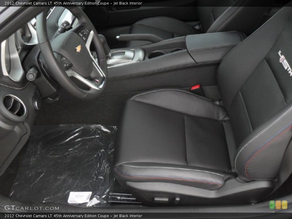 Jet Black Interior Photo for the 2012 Chevrolet Camaro LT 45th Anniversary Edition Coupe #56553724